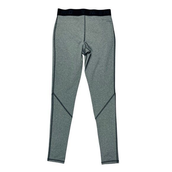 Nike Pro Dri Fit Womens S Heather Gray Ankle Length Stretchy Athleisure Leggings - Picture 4 of 12
